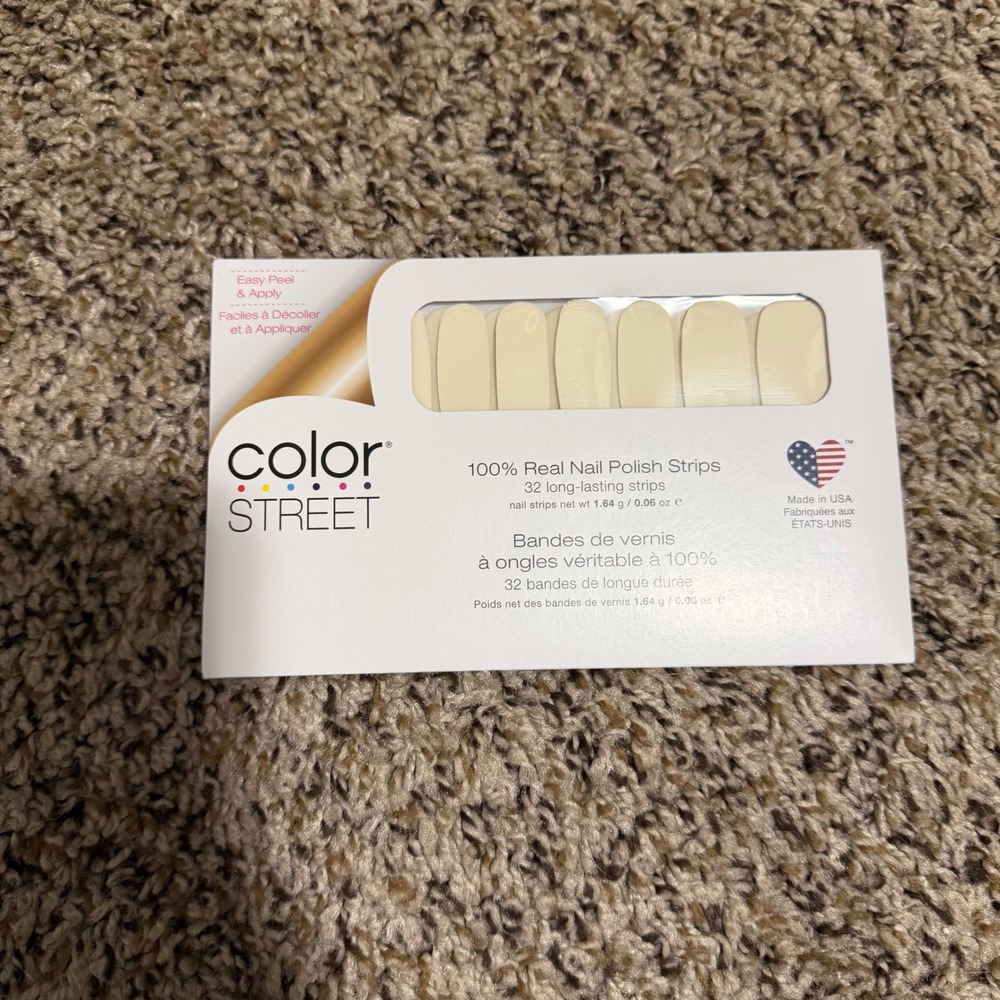 Color Street Clear as Day Nail Polish Strips FMC166 32 Long Lasting Strips NEW